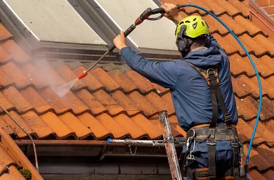 Démoussage et hydrofuge de toiture à Monts